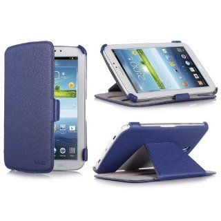 KaysCase BookShell Case Cover for Samsung Galaxy Tab 3 7.0 P3200 (Blue) Cell Phones & Accessories