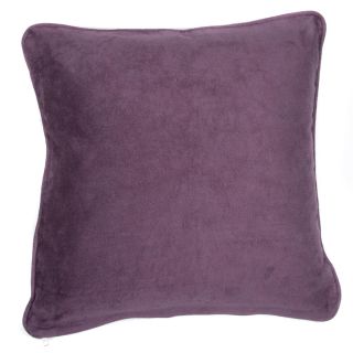 Premium Micro Suede Aubergine Pillow   Decorative Pillows