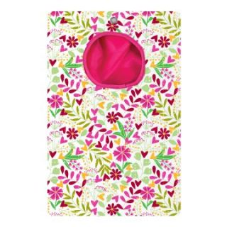 Boston Warehouse Cleaning Floral Bright Plastic Bag Keeper   Large   Kitchen Cabinet Organizers