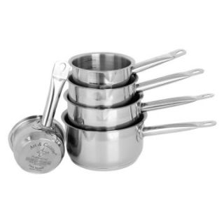 Art & Cuisine Professional Series Stainless Steel Saucepan   Set of 5   Cookware Sets