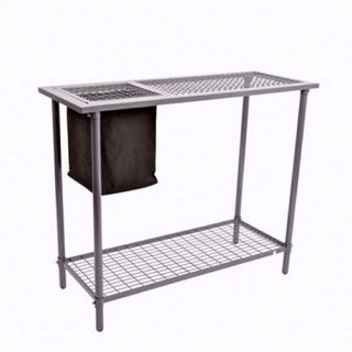 Garden Utility/Potting Table with Wire Mesh Top   Potting Benches