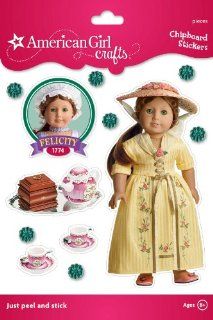 American Girl Crafts Sturdy Stickers, Felicity Merriman Tea Toys & Games