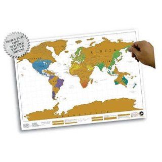 World Map Educational Scratch Off Map Poster   Scratch Map Of The World