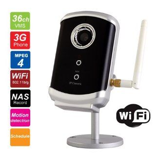 Cam2Life Plug & Play MPEG4 Wireless Network IP Security Camera, Records Clear Video with Sound   Features Remote Viewing, Scheduling, Motion Detection and Email Notification   Easy to Use, Zero Setting Required  Surveillance Cameras  Camera & Pho
