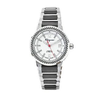 Salvatore Ferragamo Women's F54MBA9001S789 F 80 Titanium White Dial Watch Watches