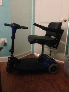 Go Go Ultra X 3 Wheel Travel Mobility Scooter   Blue Health & Personal Care