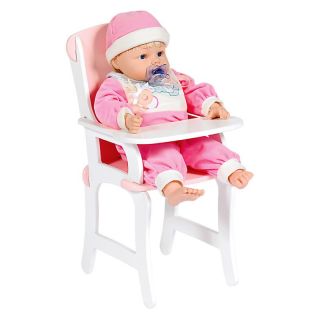 Small World Toys All About Baby Doll High Chair   Baby Doll Furniture