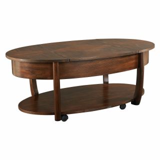 Hammary Concierge Oval Lift Top Coffee Table   Coffee Tables