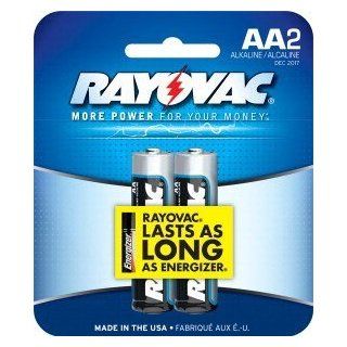Ray O Vac 815 2F Rayovac Alkaline Carded AA 2 Pack Automotive