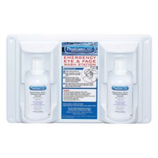Physicians Care 16 oz. Twin Bottle Eye Flush Station   6 Pack   Emergency Fundamentals
