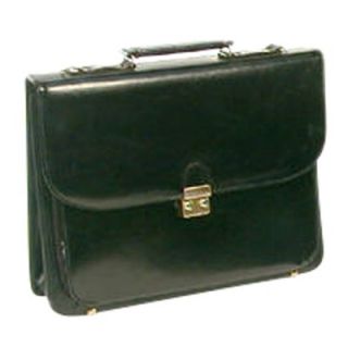 Bond Street Ltd Leather Briefcase Portfolio   Black   Briefcases & Attaches