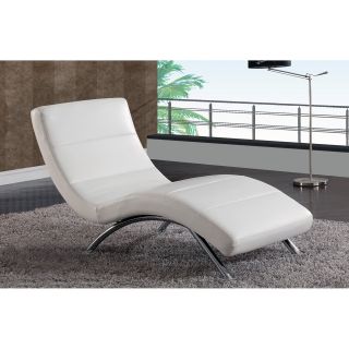 Relax Chaise   White   Indoor Chaise Lounges