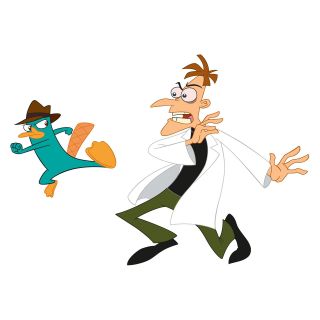 Phineas and Ferb   Agent P Peel and Stick Giant Wall Decal   Wall Decals