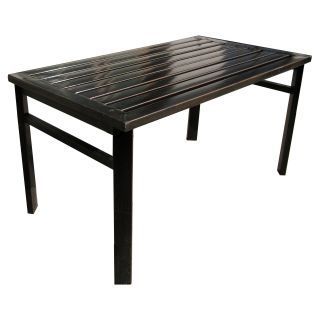 United General Supply Metal End Table   Patio Tables