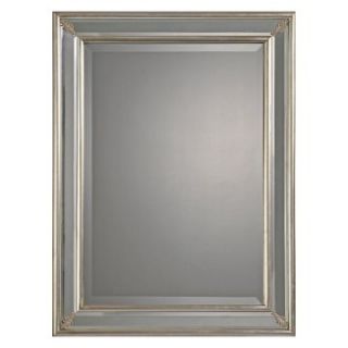 Ren Wil Wall Mirror with Silver Leaf Border   26W x 34H in.   Wall Mirrors