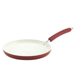 Paula Deen Savannah Collection Aluminum Non Stick 10.5 in. Round Griddle   Red   Griddle & Grill Pans