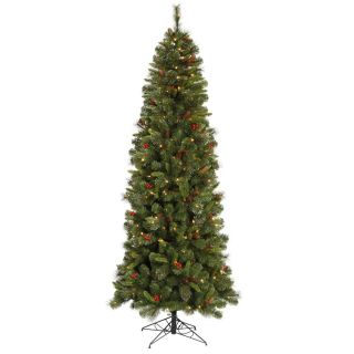 Mixed Pine Slim Pre lit Christmas Tree   Christmas Trees