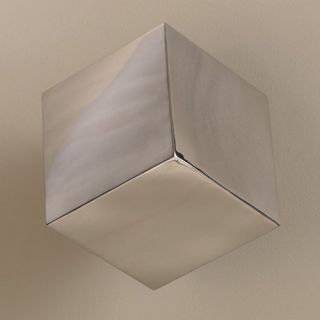 Global Views Tumbling Block Stainless Steel Wall Cube   Wall Sculptures and Panels