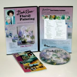 Bob Ross Dvd Floral Painting Workshop I   Painting Supplies