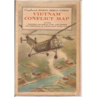 Vietnam Conflict Map Hammond Wall Map 9780843702392 Books