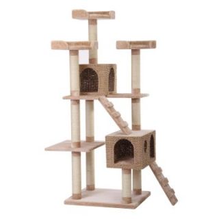 PetPals Group Luxurious Recycled Paper Cat House   Cat Trees