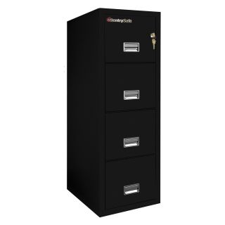 SentrySafe T3120 Insulated 4 Drawer Letter Vertical Filing Cabinet   31 Inch   File Cabinets