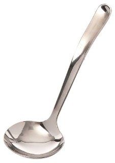 Browne Foodservice 819 Stainless Steel New Era 1/2 Ounce Serving Ladle, Mirror Finish, 6 1/2 Inch Kitchen Ladles Kitchen & Dining