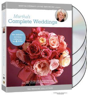 The Martha Stewart Wedding Collection   Martha's Complete Weddings Martha Stewart, Warner Home Video Movies & TV