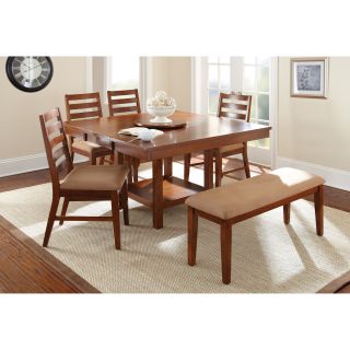 Steve Silver Eden Table with 18 in. Lazy Susan   Dining Tables