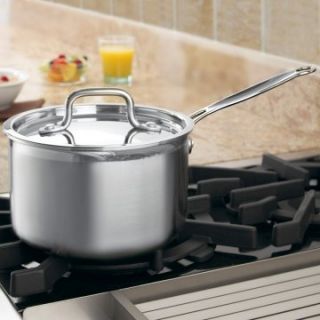 Cuisinart Multiclad Pro Triple Ply Stainless Steel 3 qt. Saucepan with Lid   Saucepans