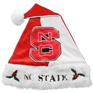 North Carolina State Wolfpack Mistletoe Santa Hat  Sports Fan Novelty Headwear  Sports & Outdoors