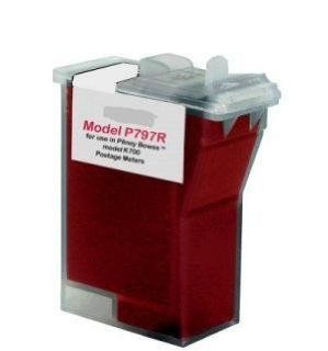 Printronic Compatible Ink Cartridge Replacement for Pitney Bowes 797 0 (1 Red)