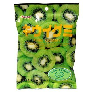 Kasugai Japanese Gummy Candy, Kiwi Flavor, 4.76 Ounce Bags (Pack of 12)  Grocery & Gourmet Food