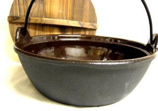 Shabu Shabu Pot Sukiyaki Nabe 9.5in #821 24 Shabu Shabu Cooking Pot Sukiyaki Iron Nabe Kitchen & Dining