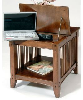 Liberty Furniture Cherryview Laptop Storage End Table   End Tables