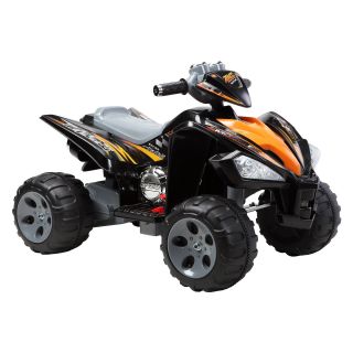 Happy Rider Hot ATV Battery Powered Riding Toy   Black   Battery Powered Riding Toys