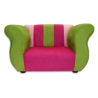 Fantasy Furniture Fancy Chair   Pink and Green   Kids Arm Chairs