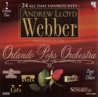 24 ALL TIME FAVORITE HITS   ANDREW LLOYD WEBBER   PERFORMED BY THE ORLANDO POPS ORCHESTRA / 2 CD BOX SET / Music