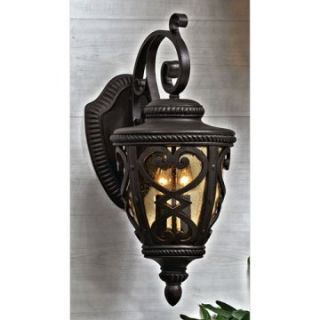 Quoizel French Quarter Outdoor Wall Lantern   23H in. Marcado Black   Outdoor Wall Lights