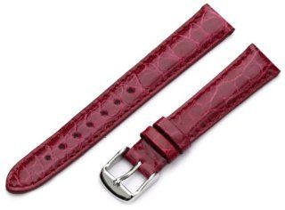 Hadley Roma Women's LSL823RQ 160 16 mm Red Pink Genuine Alligator Watch Strap at  Women's Watch store.