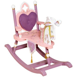 Levels of Discovery Kiddie Ups Princess Wooden Rocking Horse   Rocking Toys
