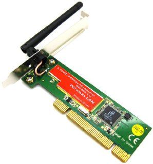PCI Wireless LAN Network Ethernet Card Adapter Converter WiFi 802.11G/B 54M 54Mbps RT2561 Chipset Computers & Accessories