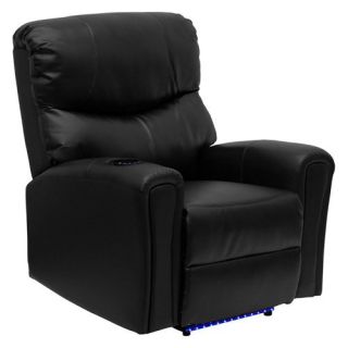 Flash Furniture Fully Powered Automatic Massaging Leather Recliner   Recliners