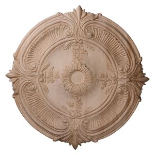 Carved Acanthus Leaf Ceiling Medallion   24 diam. in.   Wall Decor
