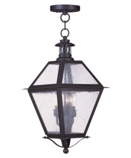 Livex Waldwick 2046 07 Outdoor Chain Hanging Lantern   19.75   Bronze   Outdoor Hanging Lights