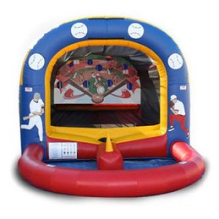 EZ Inflatables Deluxe Tee Ball with Batters Box Bounce House   Commercial Inflatables
