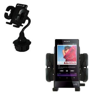 Sony Walkman NWZ F804 F805 F806 compatible Innovative Gomadic Brand Cup Holder Vehicle Mount   Expands to fit any auto / car cupholder comes with the Gomadic Lifetime Warranty   Players & Accessories