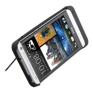 NewNow 3000mAh External Power Pack Stand Backup Battery Charger Case With Stand Clip for HTC ONE M7 801e 802w (Black) Cell Phones & Accessories