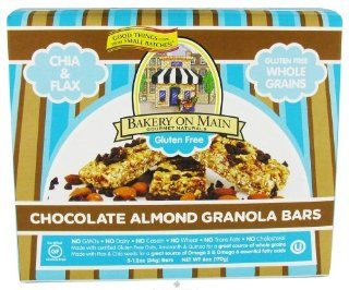 Bakery On Main Granola Bars Gluten Free Chocolate Almond    5 Bars Health & Personal Care