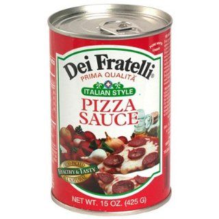 Dei Fratelli, Pizza Sauce, 15oz Can (Pack of 6)  Grocery & Gourmet Food